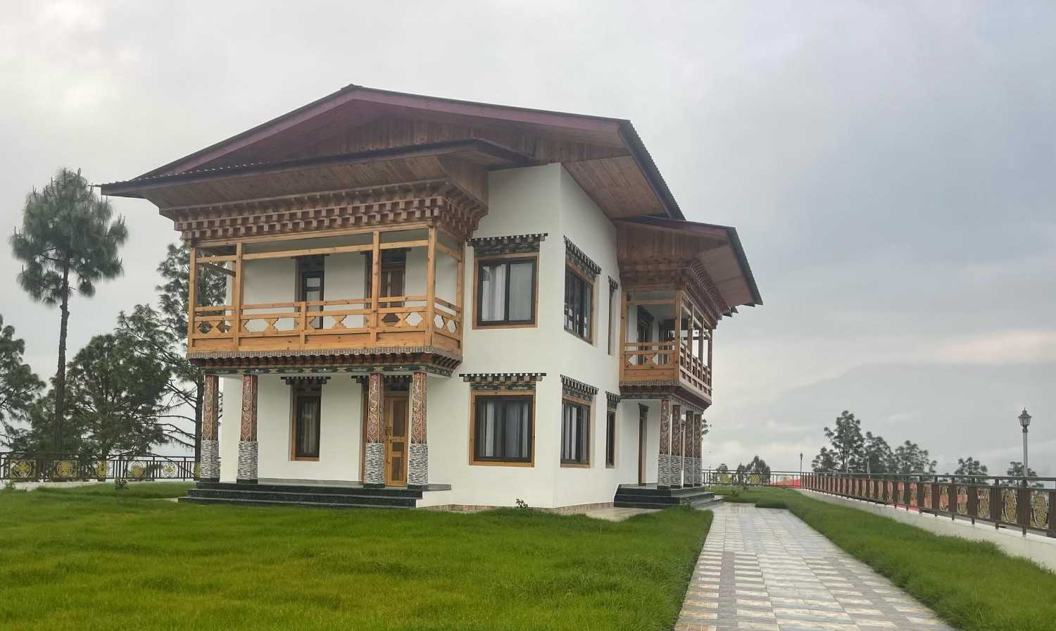 Completed duplex project in Nangzor, Monggar