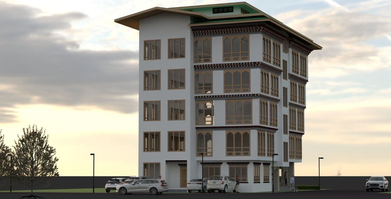 Five-storey residential development in Jungshina, Thimphu