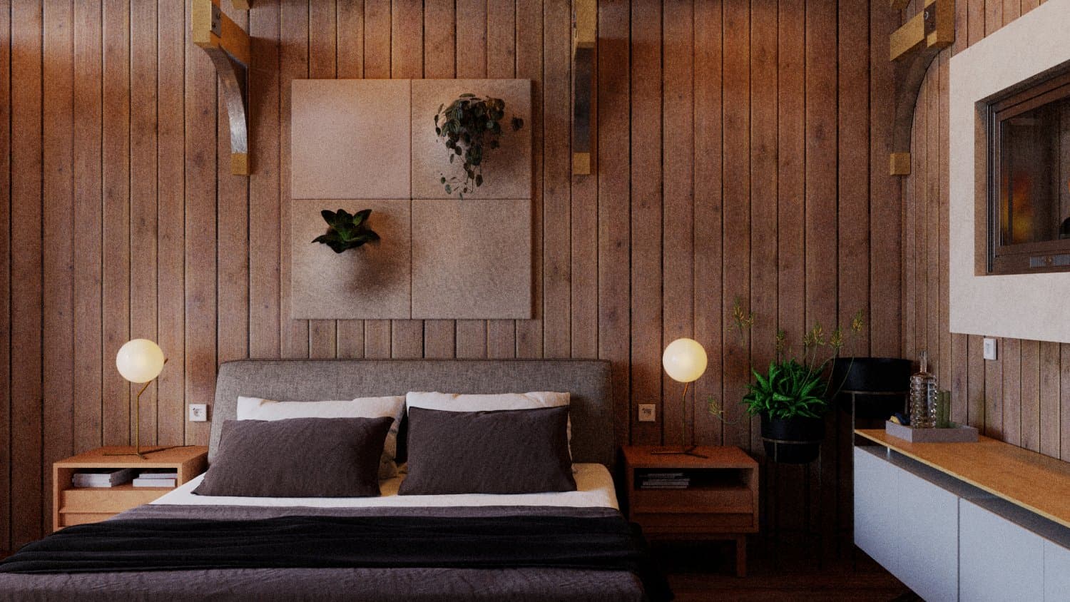 Cozy resort interior in Phobjikha