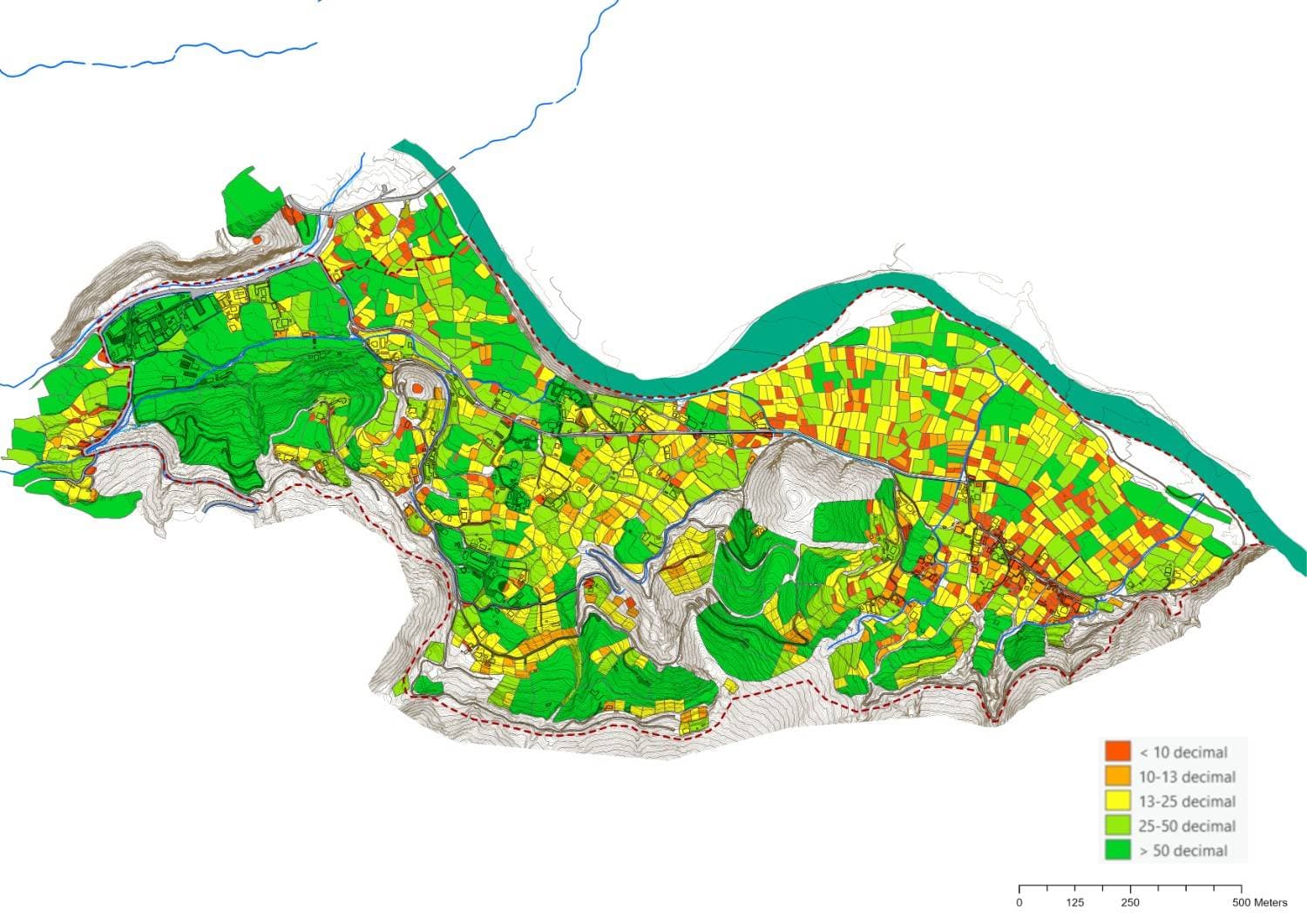 Existing plot size classification, Sha Drugyeldhingkha LAP