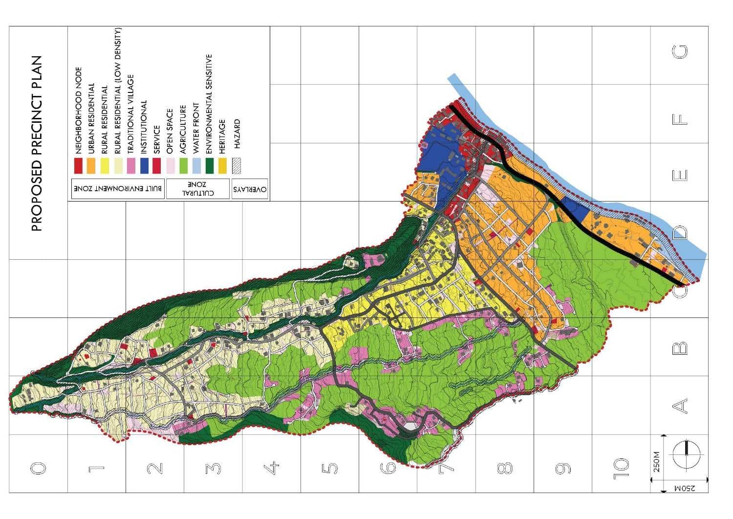 Proposed precinct map for Lamgong LAP